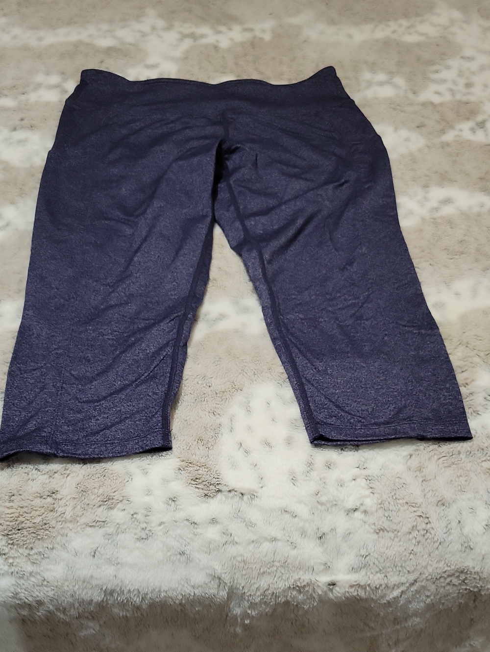 Baleaf Navy Capri Athletic Pants